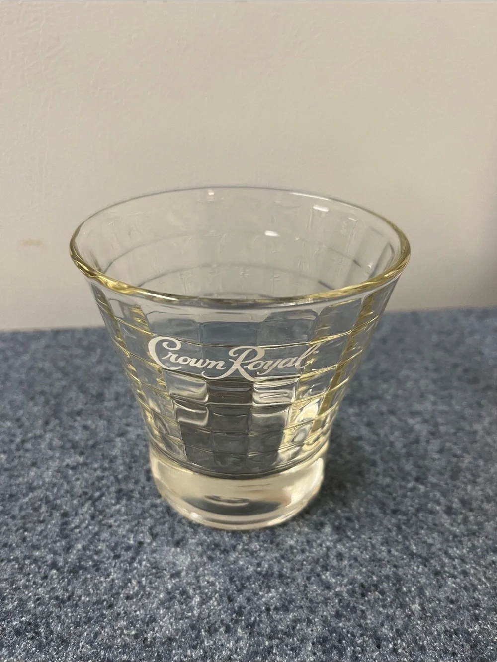 Vintage Crown Royal Bar Ware Rocks Whiskey Glasses Set of 3